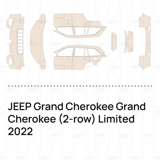 Pre-Cut PPF JEEP Grand Cherokee Grand Cherokee (2-row) Limited 2022