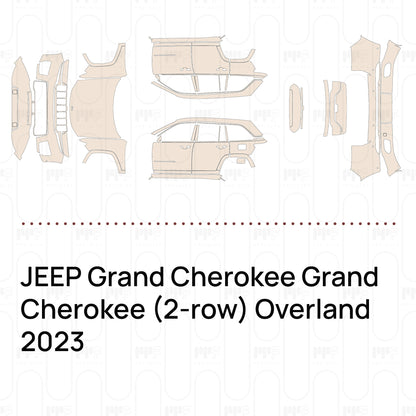 Pre-Cut PPF JEEP Grand Cherokee Grand Cherokee (2-row) Overland 2023