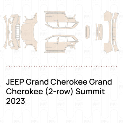 Pre-Cut PPF JEEP Grand Cherokee Grand Cherokee (2-row) Summit 2023