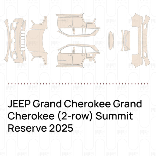 Pre-Cut PPF JEEP Grand Cherokee Grand Cherokee (2-row) Summit Reserve 2025