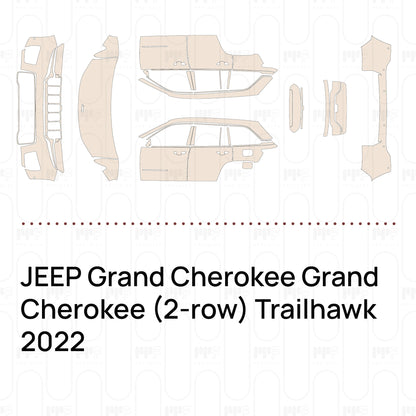 Pre-Cut PPF JEEP Grand Cherokee Grand Cherokee (2-row) Trailhawk 2022