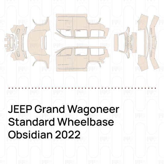 Pre-Cut PPF JEEP Grand Wagoneer Standard Wheelbase Obsidian 2022