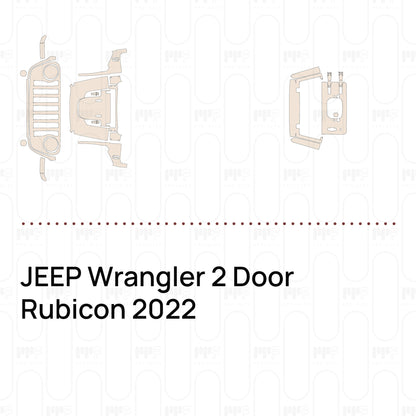 Pre-Cut PPF JEEP Wrangler 2 Door Rubicon 2022