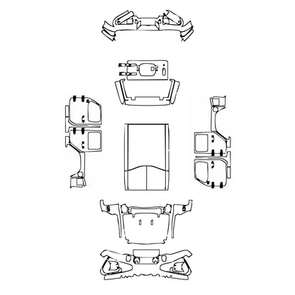 Pre-Cut PPF JEEP Wrangler 4 Door High Altitude 2021 - PPF-Kits