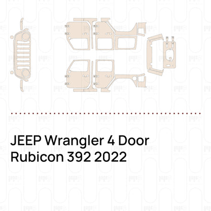 Pre-Cut PPF JEEP Wrangler 4 Door Rubicon 392 2022