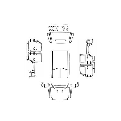 Pre-Cut PPF JEEP Wrangler 4xe High Altitude 4xe 2020 - PPF-Kits
