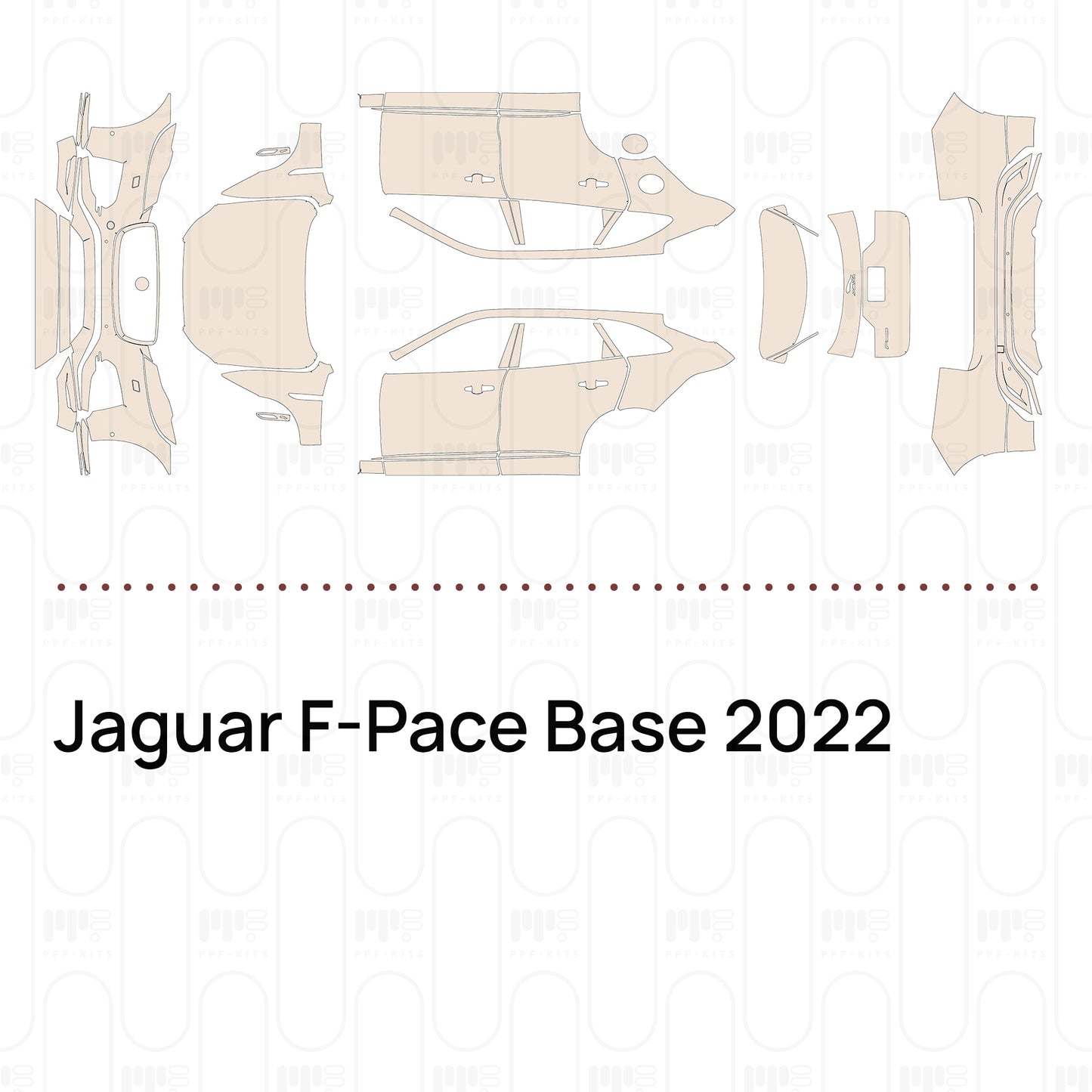 Pre-Cut PPF Jaguar F-Pace Base 2022