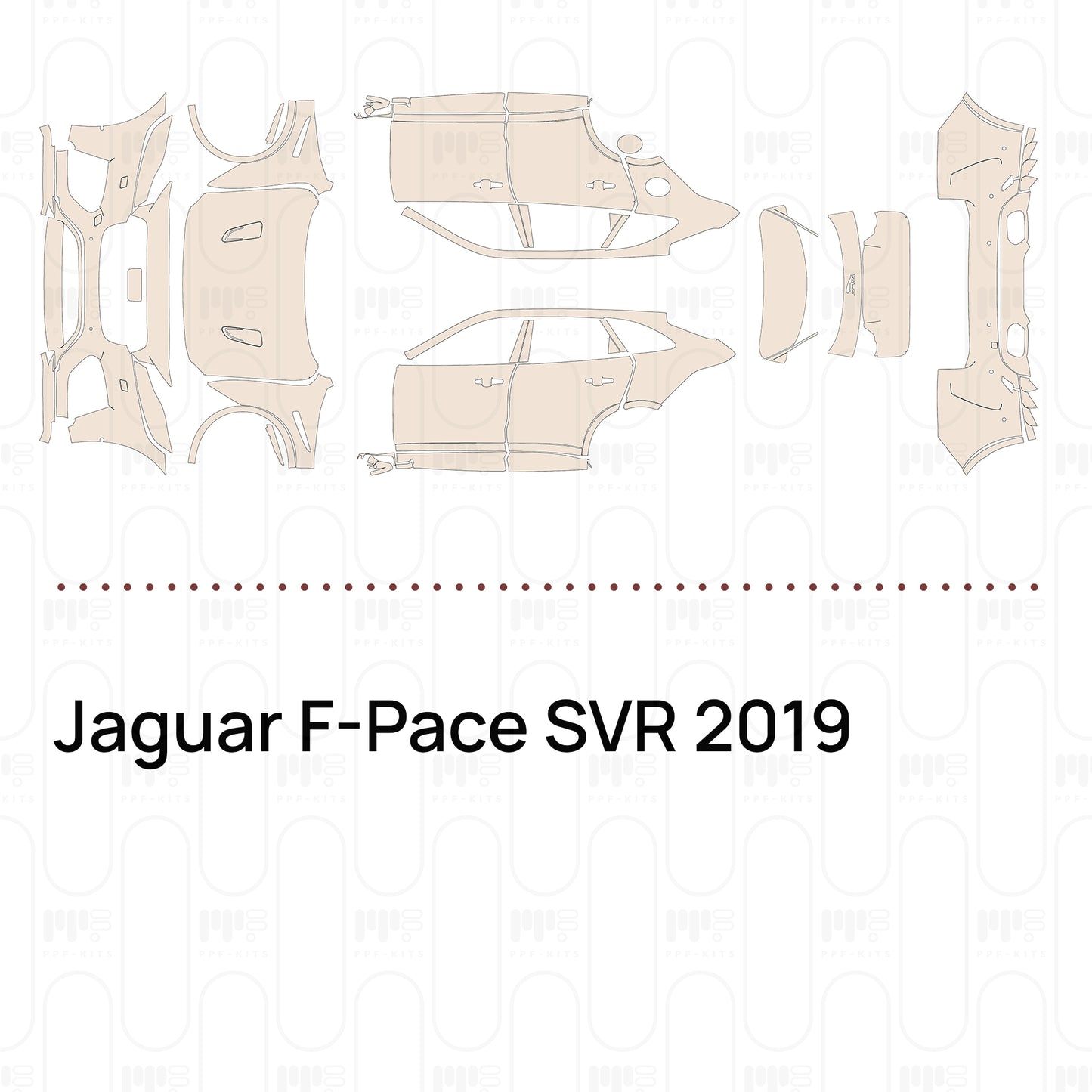 Pre-Cut PPF Jaguar F-Pace SVR 2019