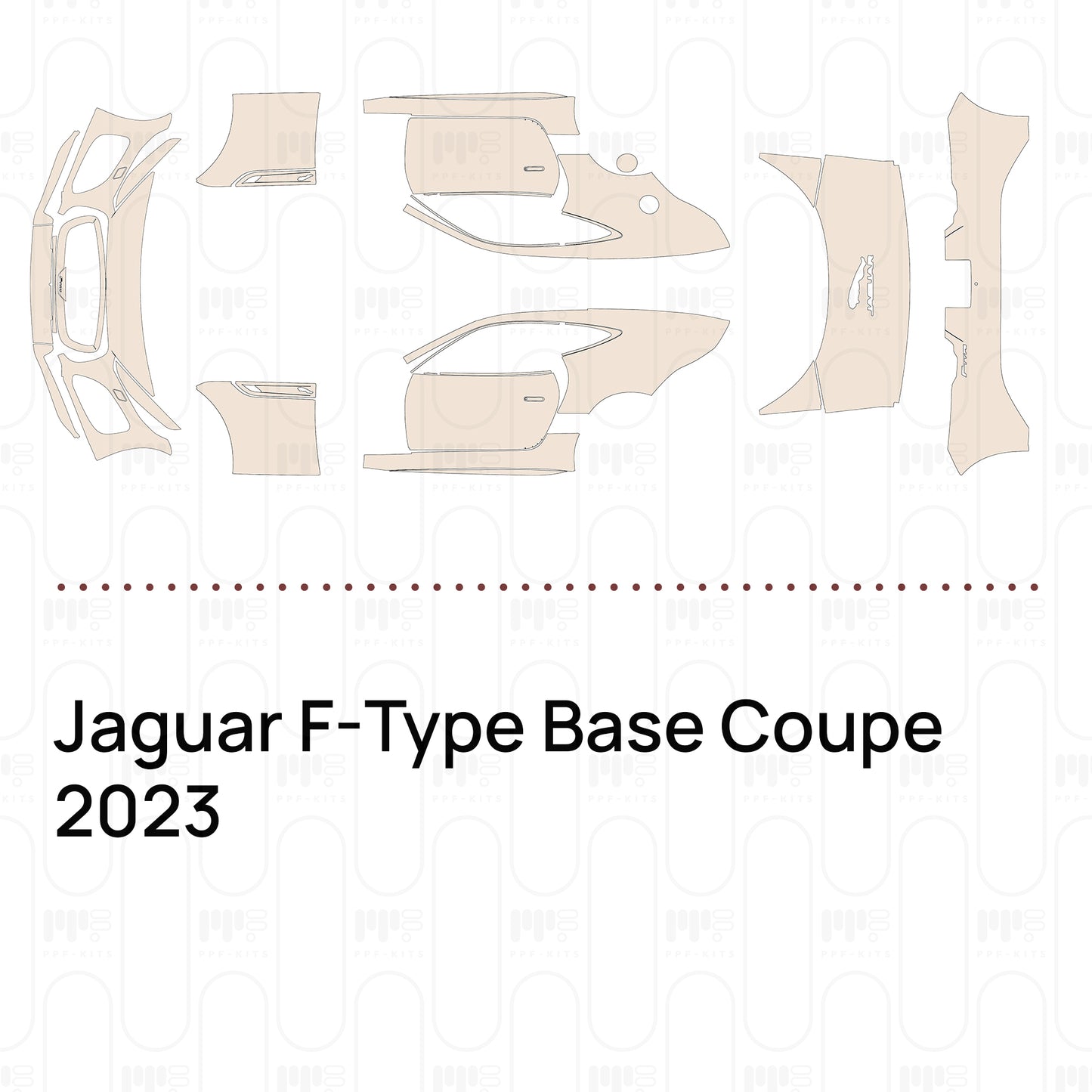 Pre-Cut PPF Jaguar F-Type Base Coupe 2023