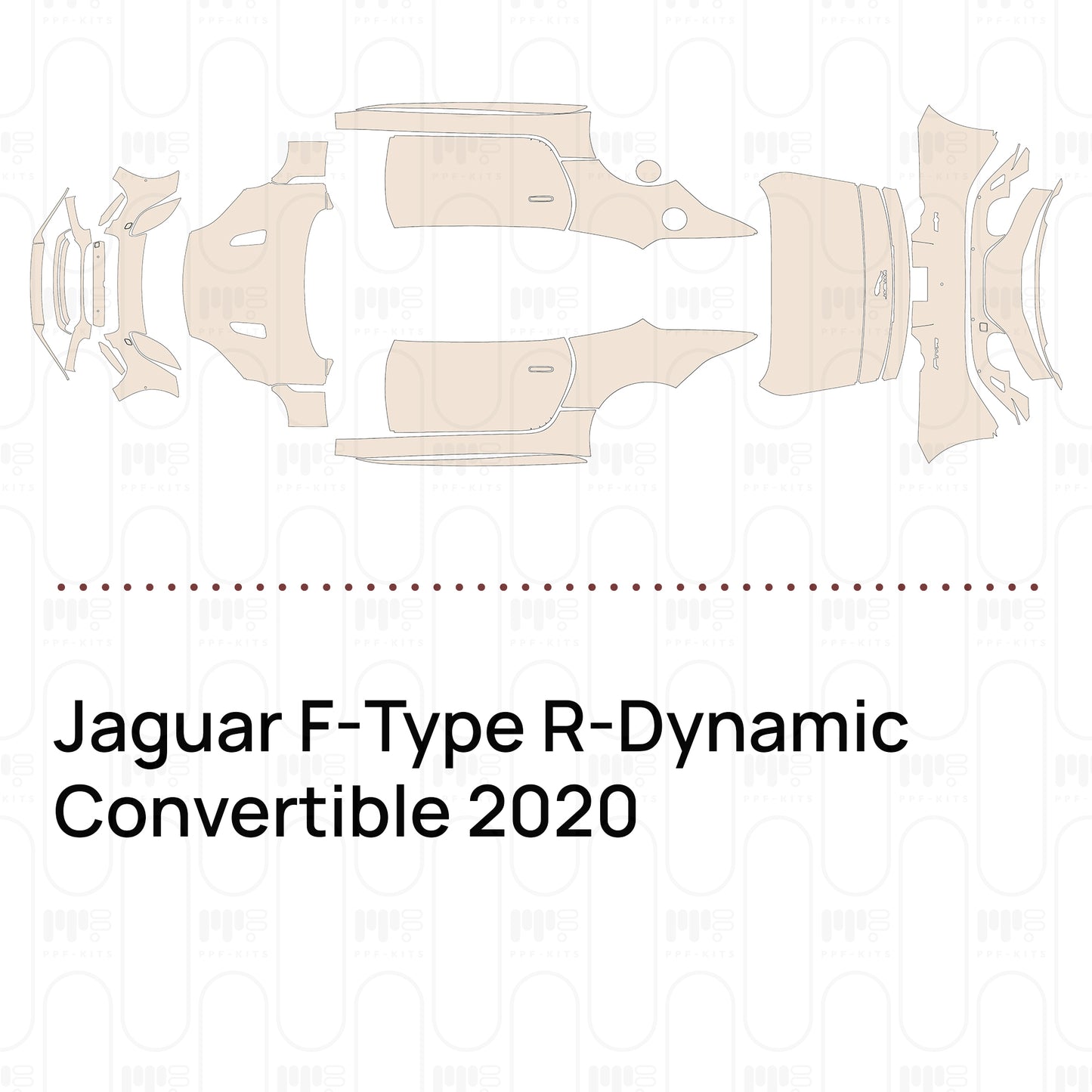 Pre-Cut PPF Jaguar F-Type R-Dynamic Convertible 2020