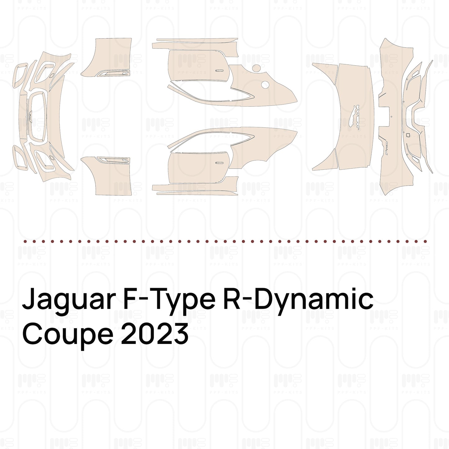 Pre-Cut PPF Jaguar F-Type R-Dynamic Coupe 2023