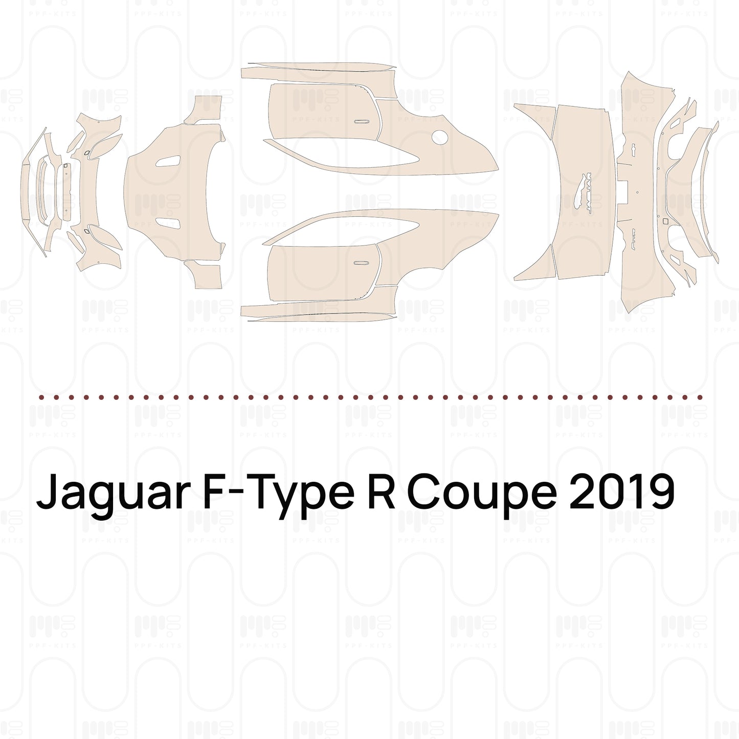 Pre-Cut PPF Jaguar F-Type R Coupe 2019