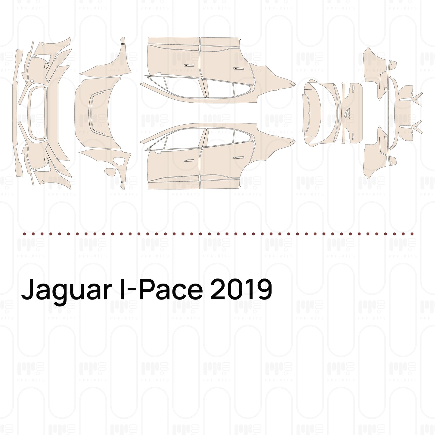 Pre-Cut PPF Jaguar I-Pace 2019