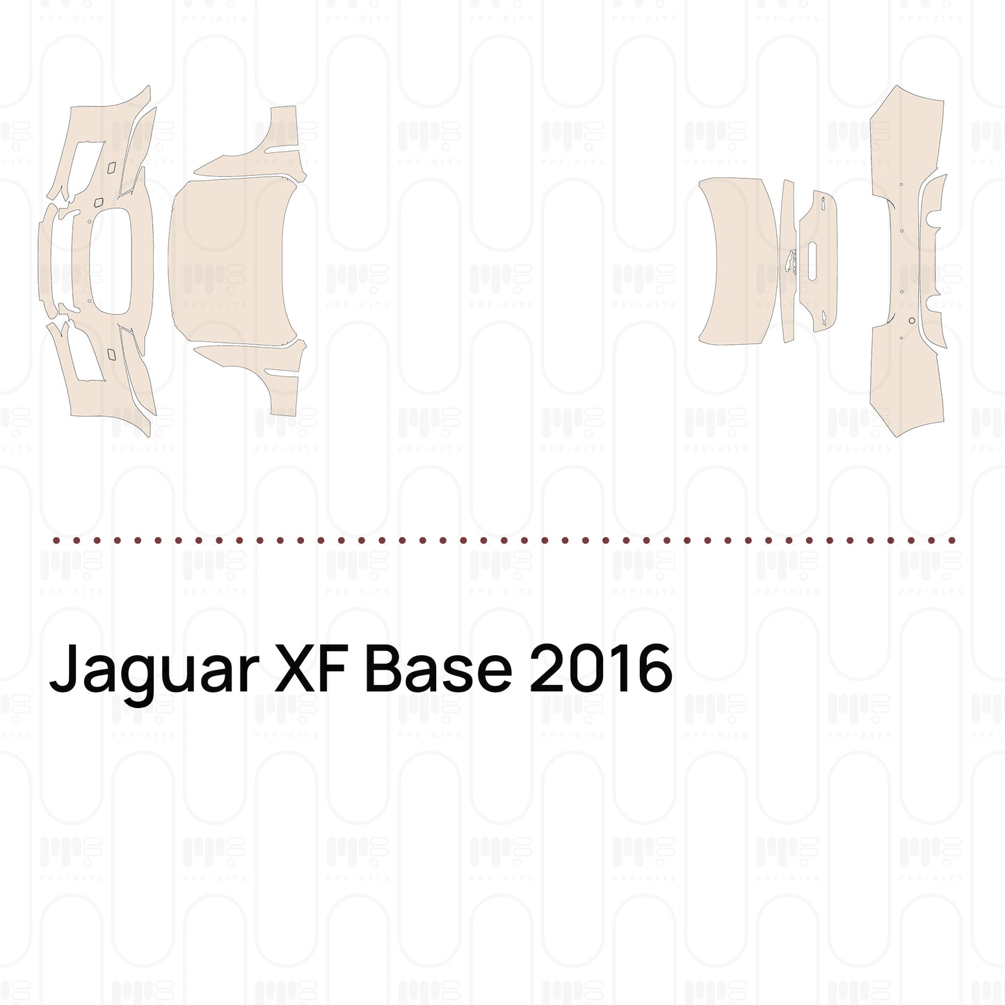 Pre-Cut PPF Jaguar XF Base 2016