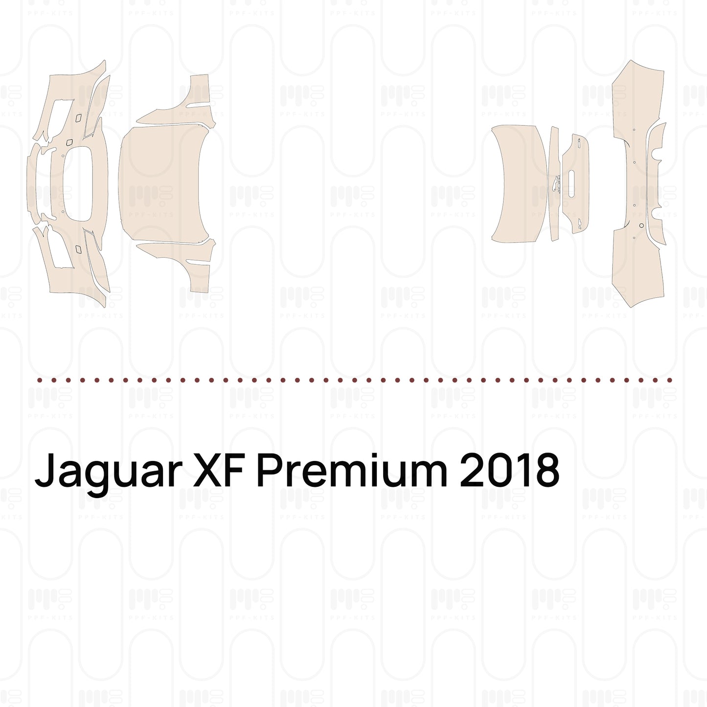 Pre-Cut PPF Jaguar XF Premium 2018