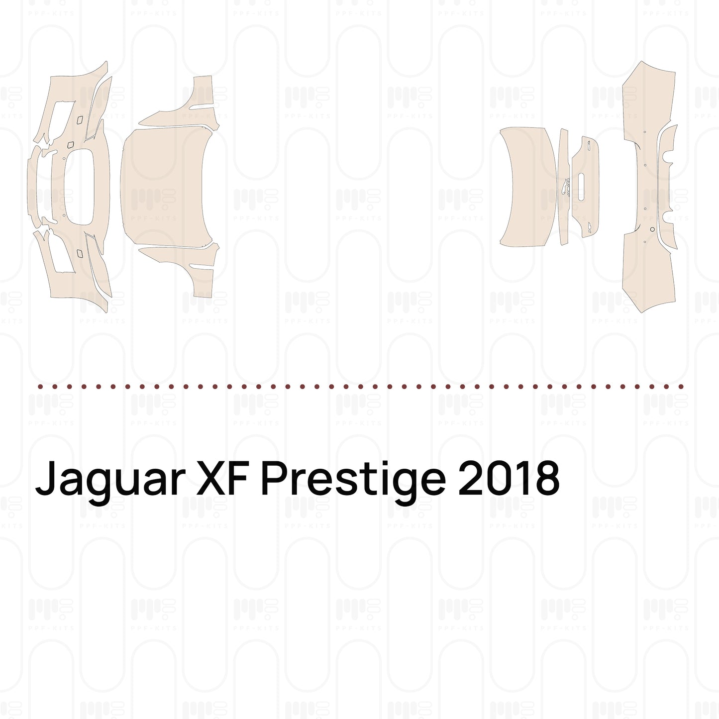 Pre-Cut PPF Jaguar XF Prestige 2018
