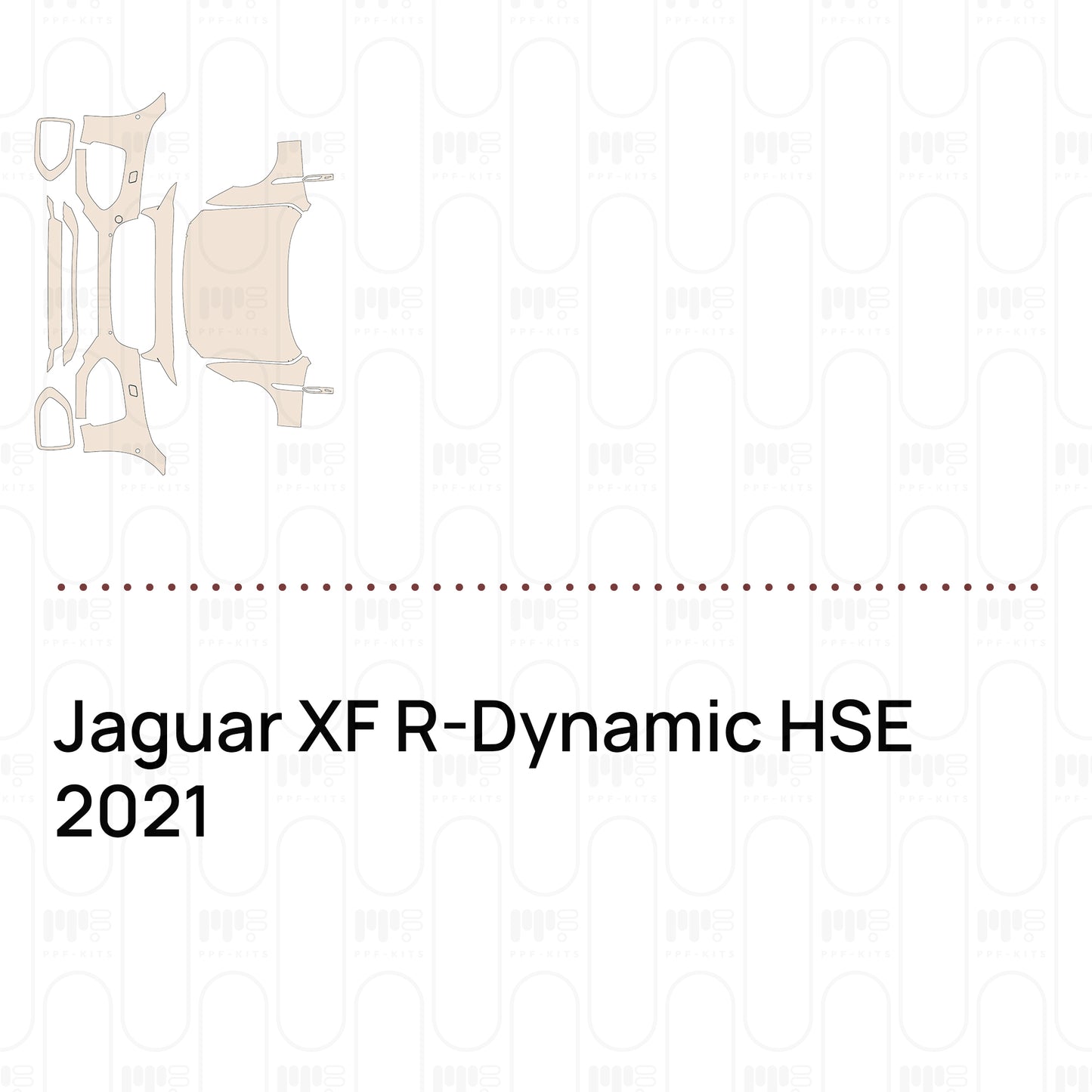 Pre-Cut PPF Jaguar XF R-Dynamic HSE 2021