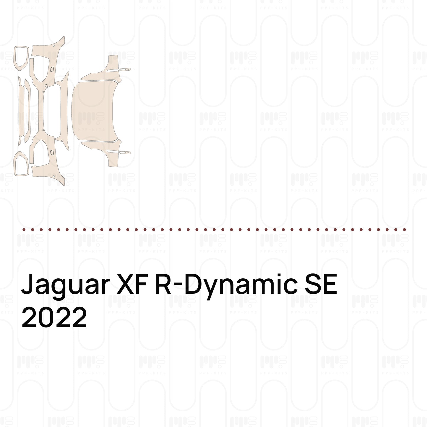 Pre-Cut PPF Jaguar XF R-Dynamic SE 2022