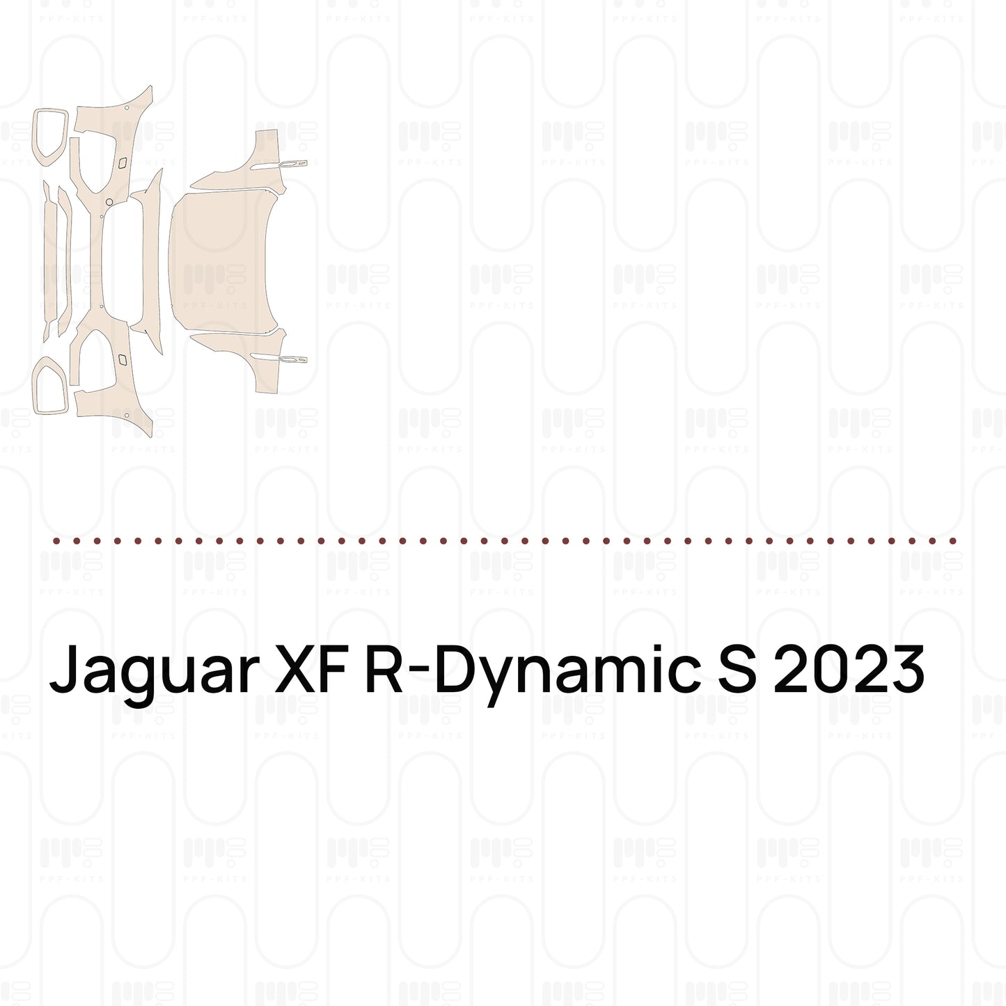 Pre-Cut PPF Jaguar XF R-Dynamic S 2023