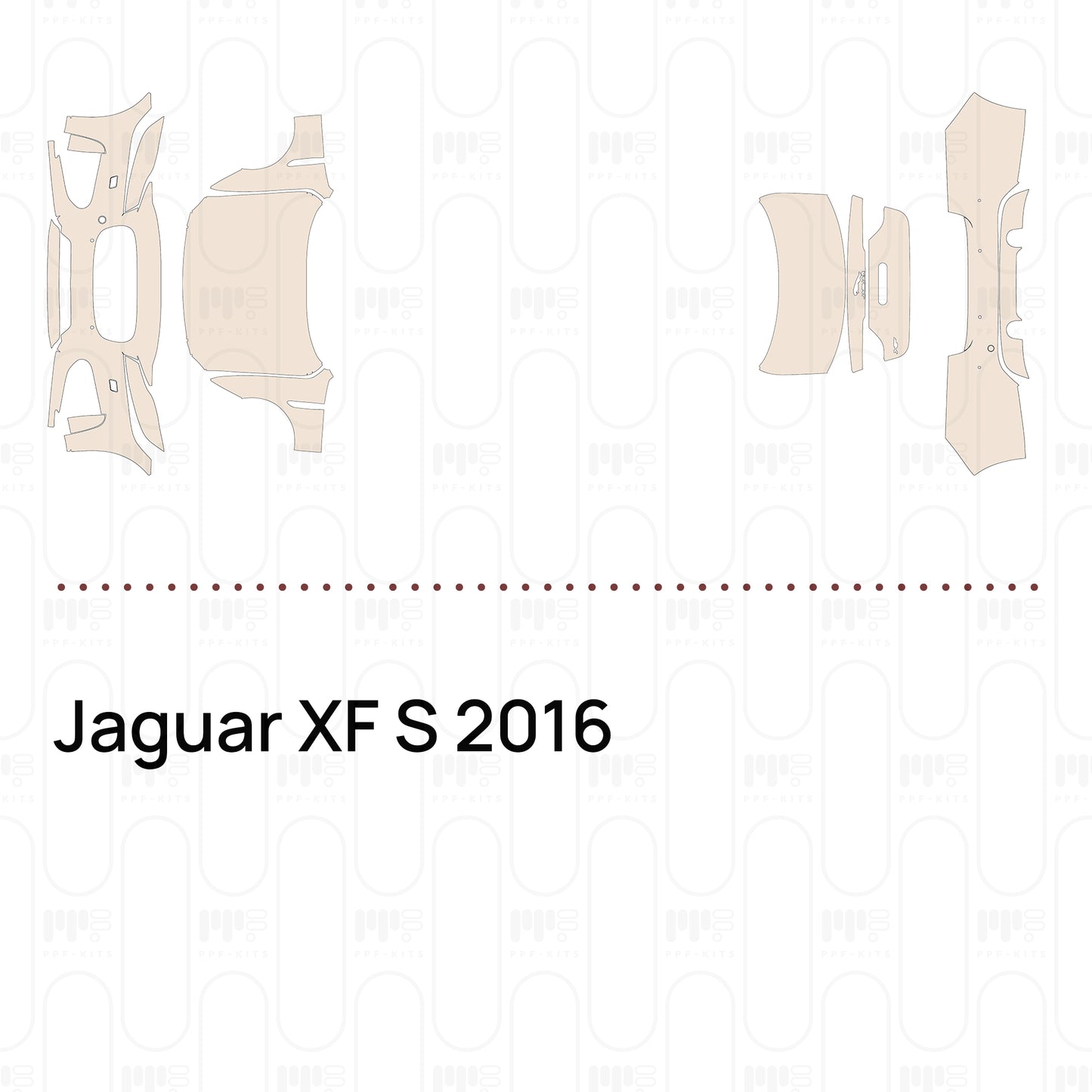 Pre-Cut PPF Jaguar XF S 2016