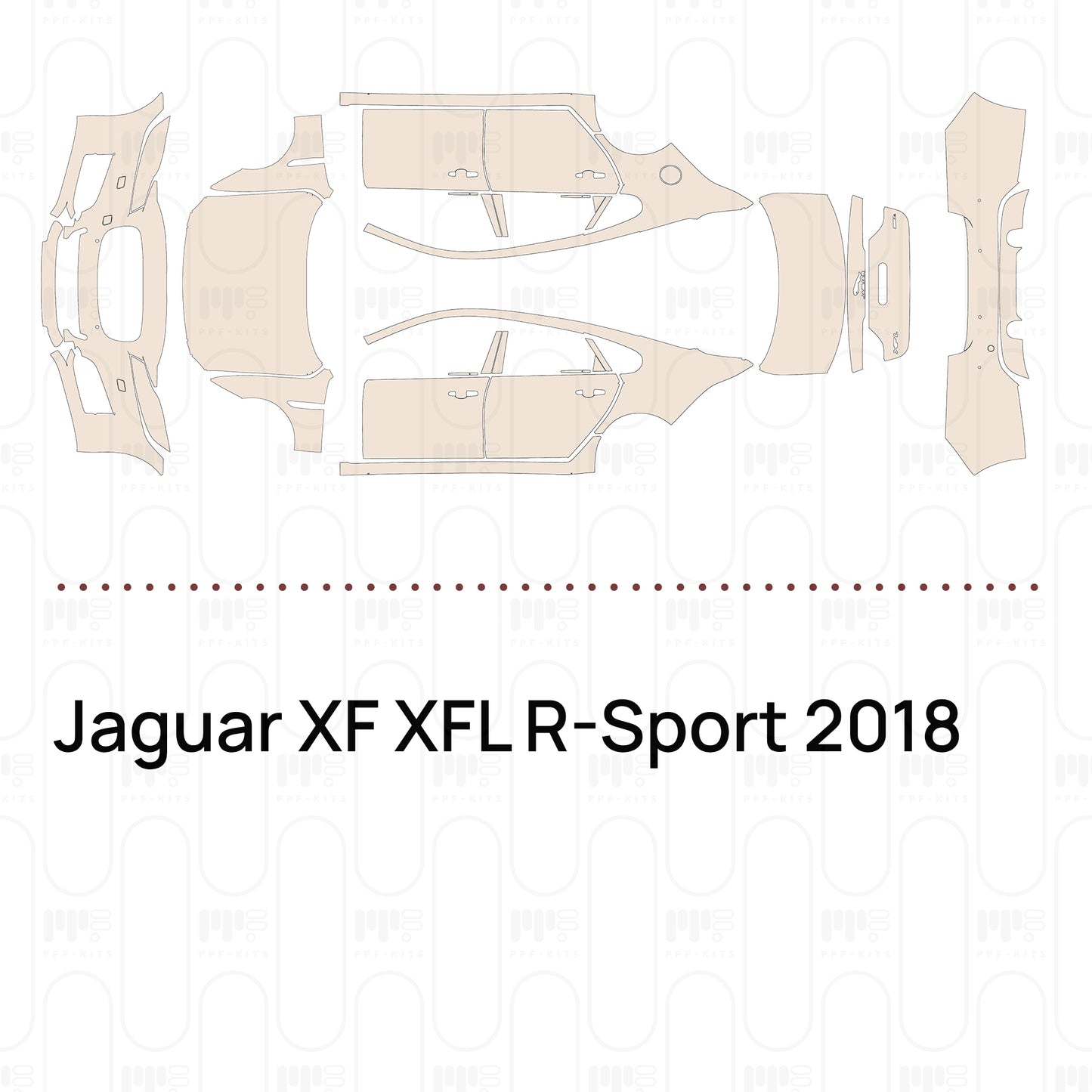 Pre-Cut PPF Jaguar XF XFL R-Sport 2018