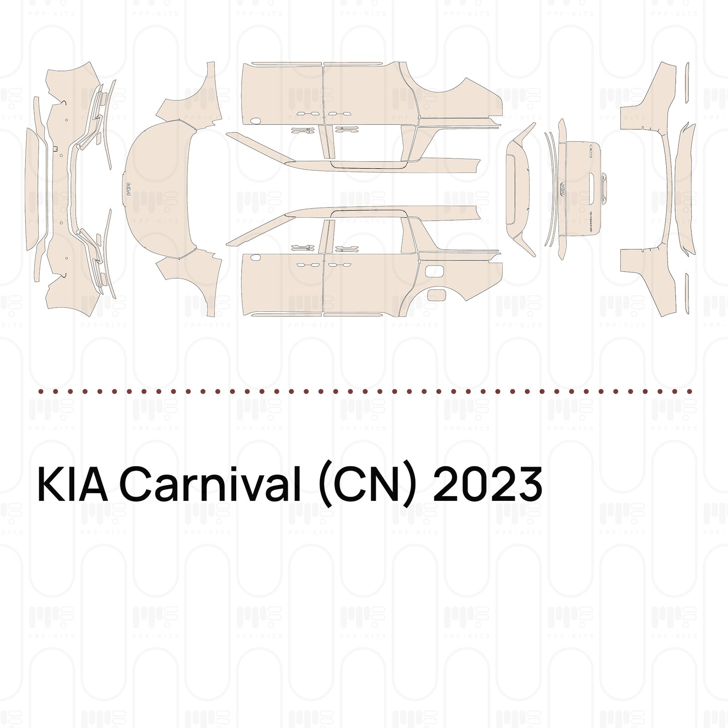 Pre-Cut PPF KIA Carnival (CN) 2023