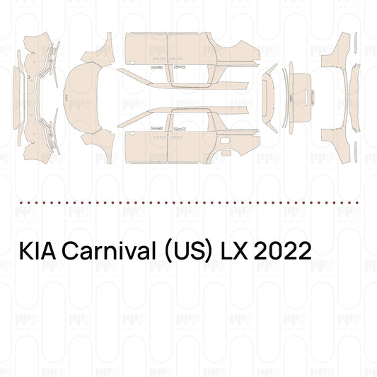 Pre-Cut PPF KIA Carnival (US) LX 2022