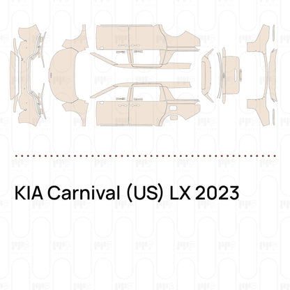Pre-Cut PPF KIA Carnival (US) LX 2023