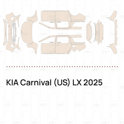Pre-Cut PPF KIA Carnival (US) LX 2025