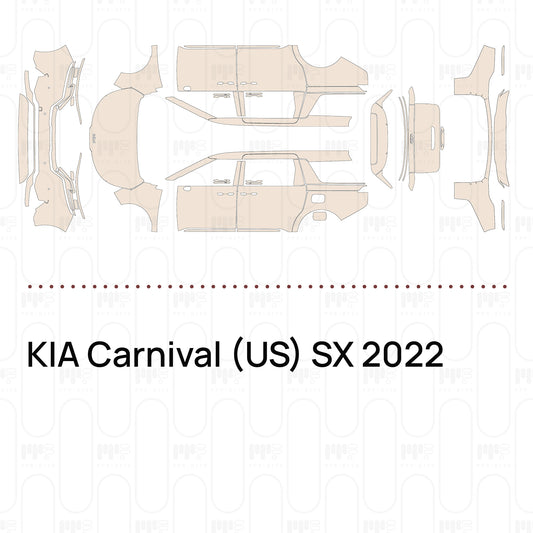 Pre-Cut PPF KIA Carnival (US) SX 2022