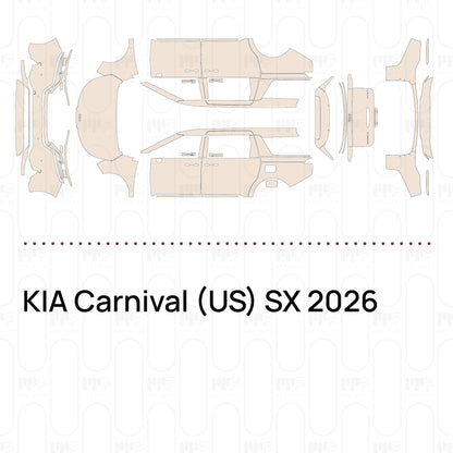 Pre-Cut PPF KIA Carnival (US) SX 2026