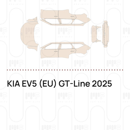 Pre-Cut PPF KIA EV5 (EU) GT-Line 2025