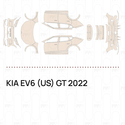 Pre-Cut PPF KIA EV6 (US) GT 2022