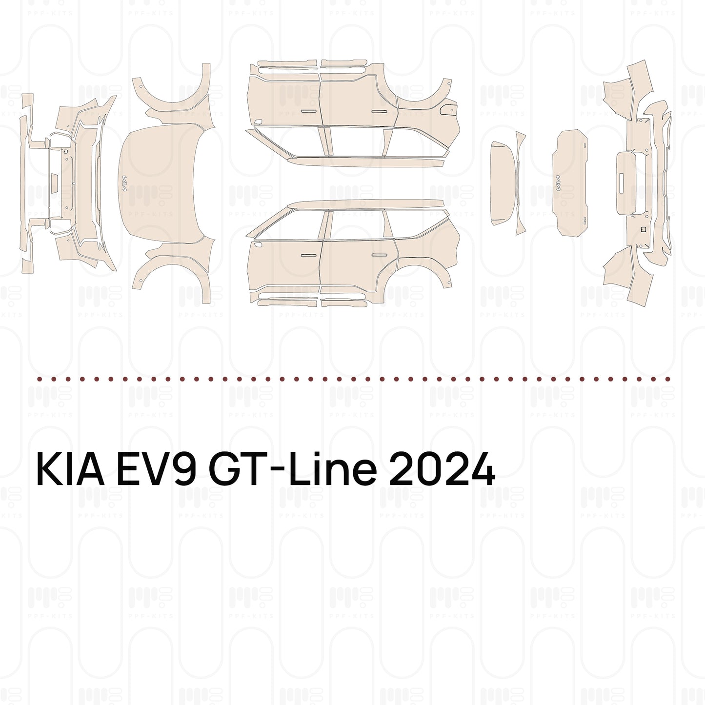 Pre-Cut PPF KIA EV9 GT-Line 2024