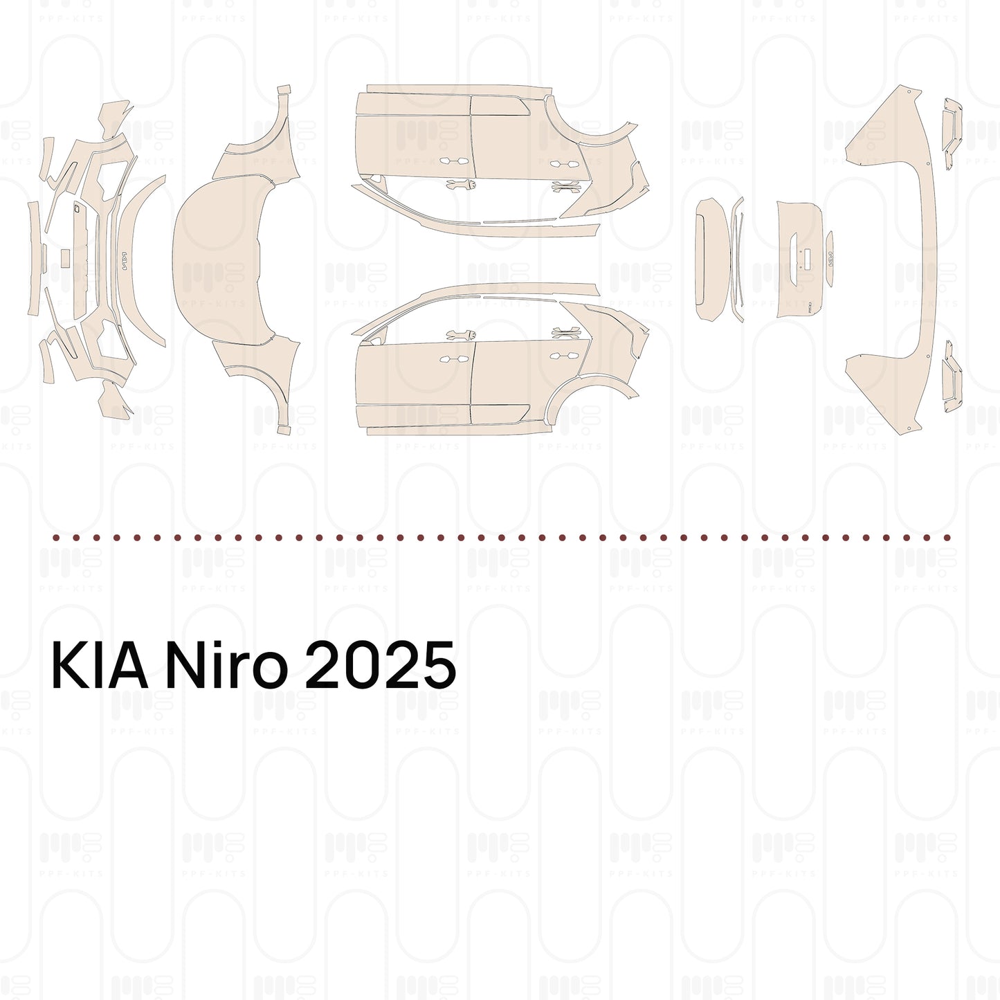 Pre-Cut PPF KIA Niro 2025