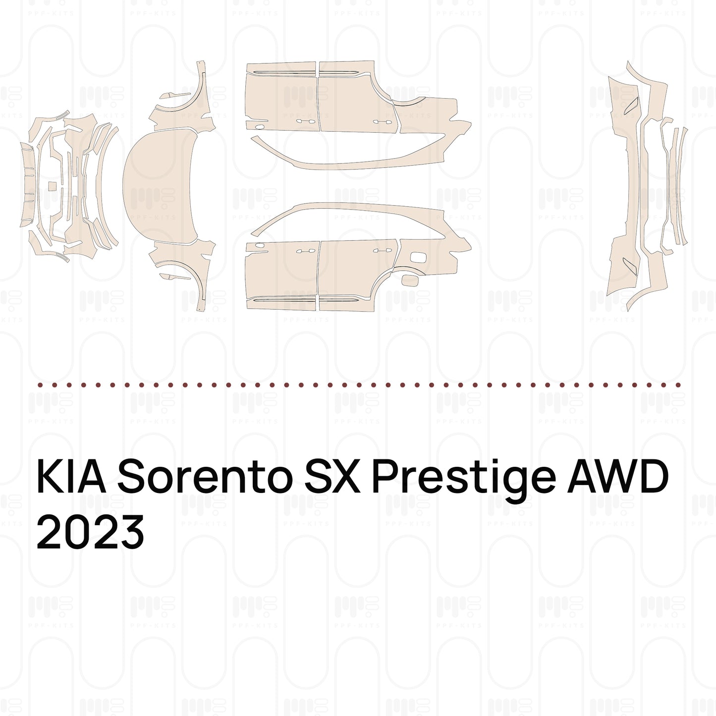 Pre-Cut PPF KIA Sorento SX Prestige AWD 2023