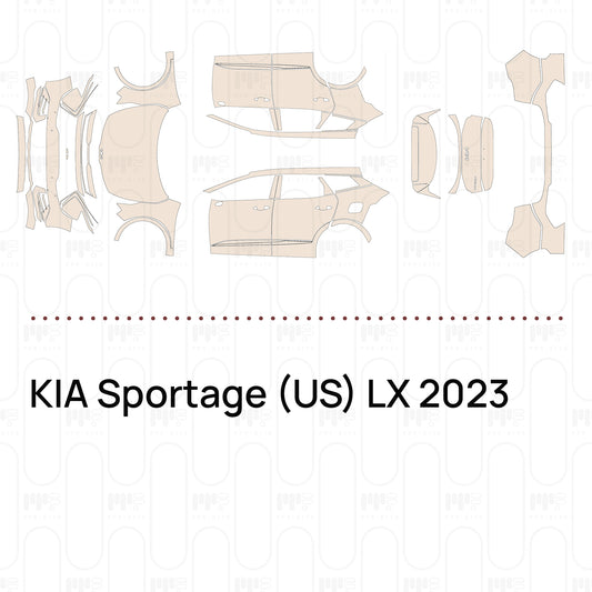 Pre-Cut PPF KIA Sportage (US) LX 2023
