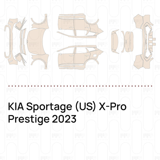 Pre-Cut PPF KIA Sportage (US) X-Pro Prestige 2023