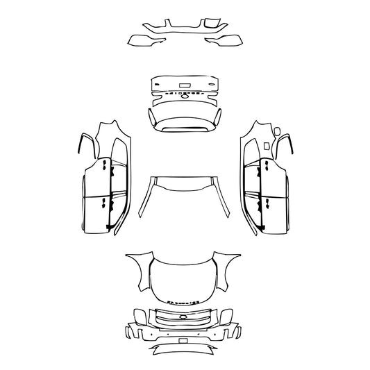 Pre-Cut PPF KIA Telluride EX 2020 - PPF-Kits