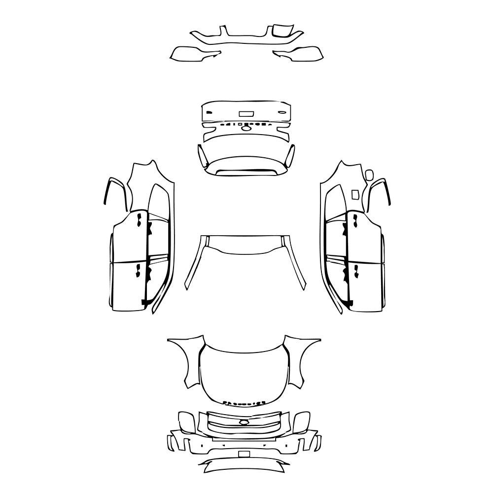 Pre-Cut PPF KIA Telluride EX 2021 - PPF-Kits
