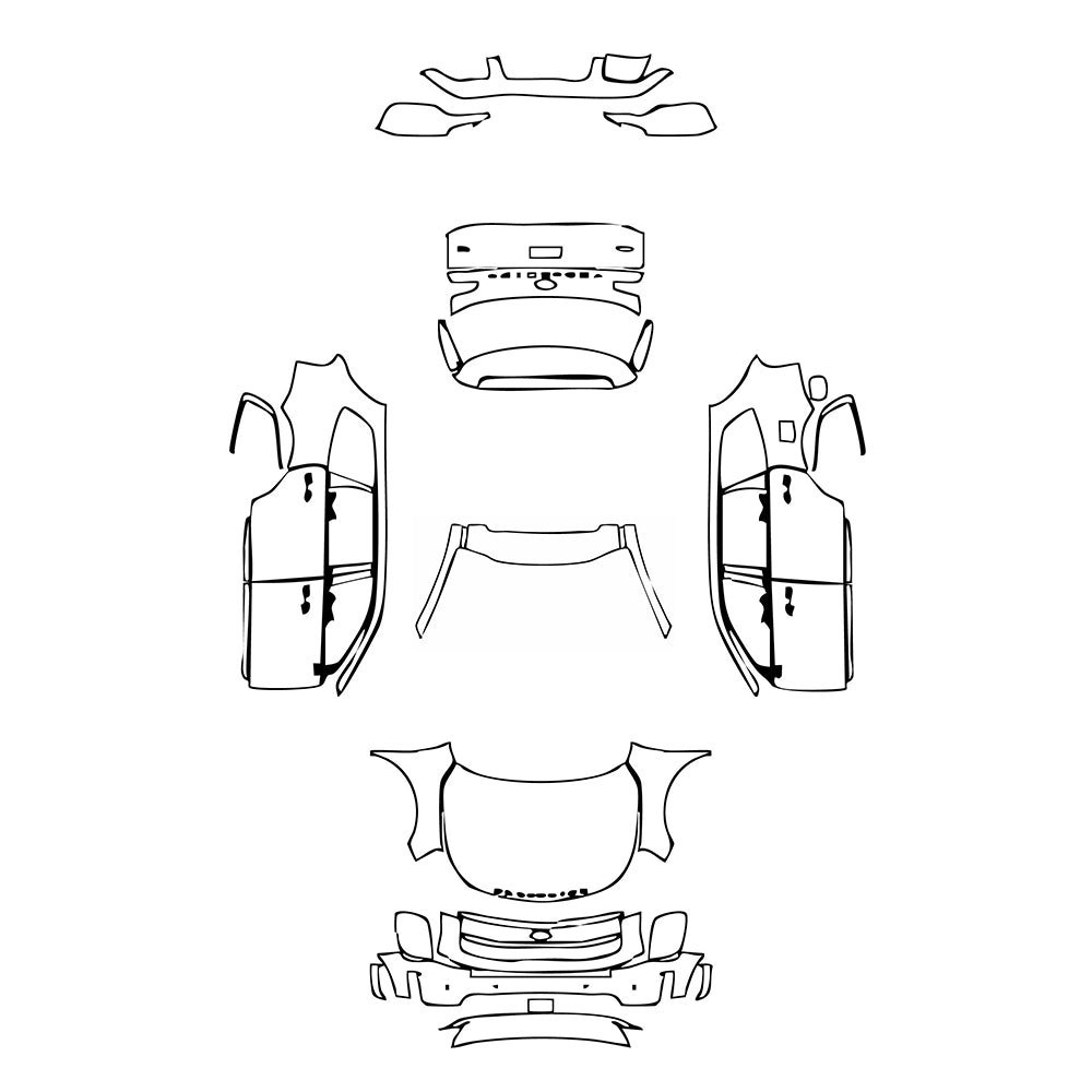 Pre-Cut PPF KIA Telluride S 2021 - PPF-Kits