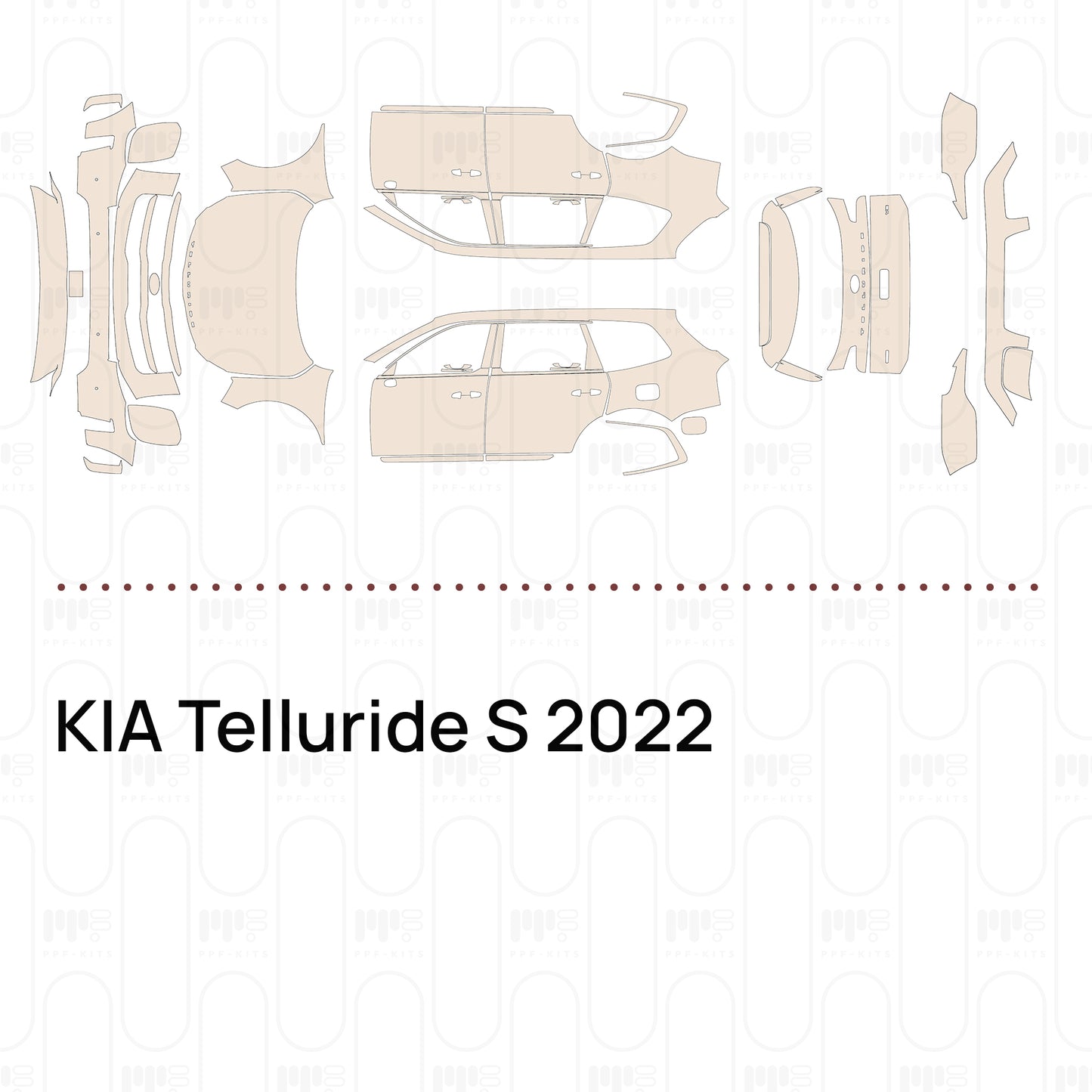 Pre-Cut PPF KIA Telluride S 2022