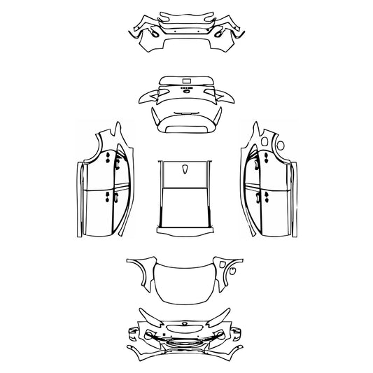 Pre-Cut PPF KIA Xceed (EU) Base 2021 - PPF-Kits