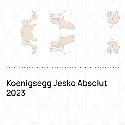 Pre-Cut PPF Koenigsegg Jesko Absolut 2023