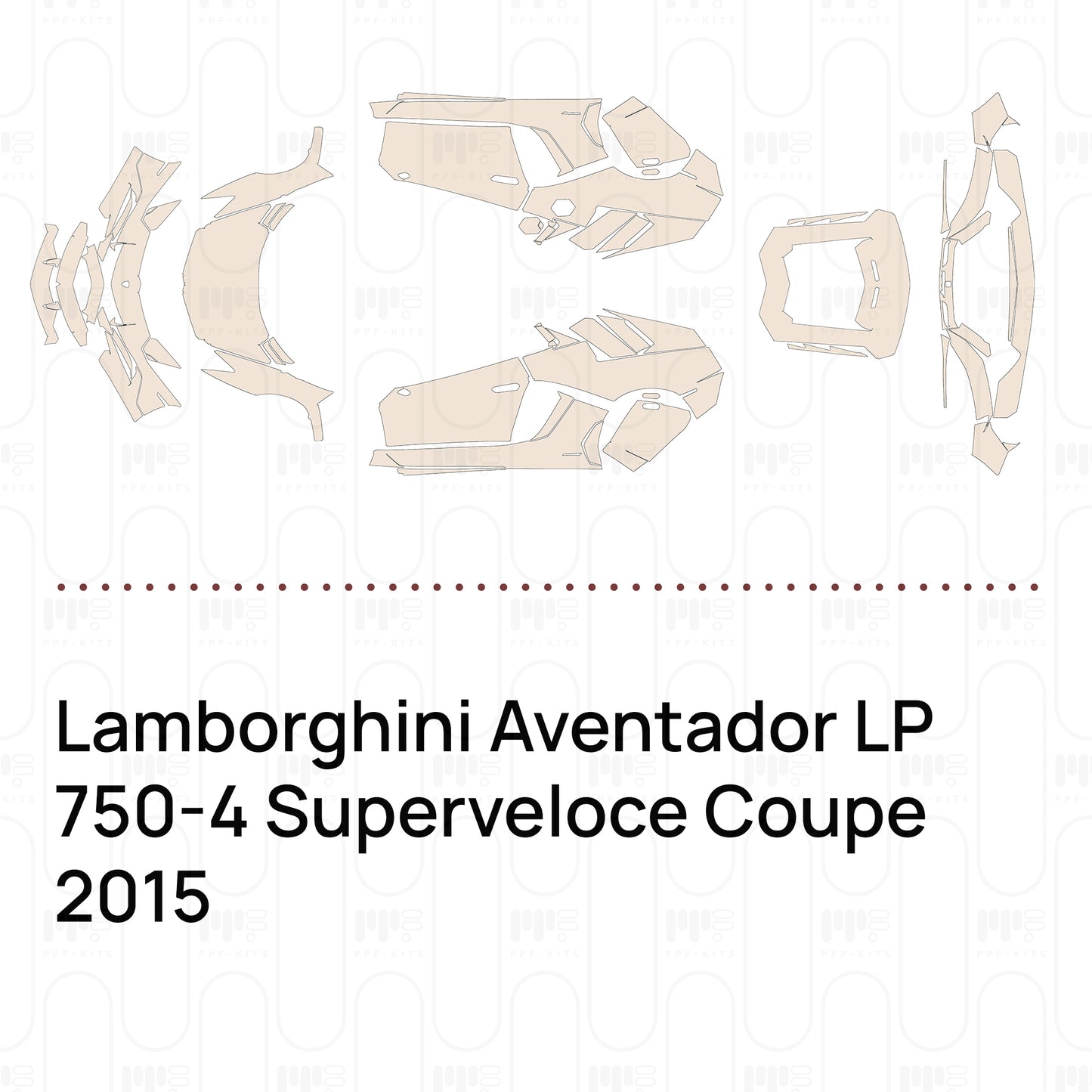 Pre-Cut PPF Lamborghini Aventador LP 750-4 Superveloce Coupe 2015