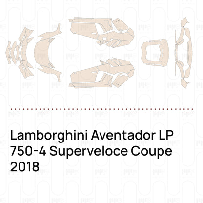 Pre-Cut PPF Lamborghini Aventador LP 750-4 Superveloce Coupe 2018