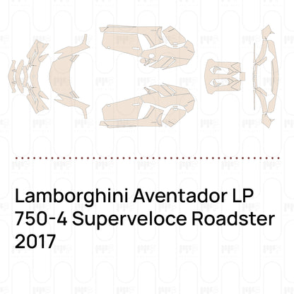 Pre-Cut PPF Lamborghini Aventador LP 750-4 Superveloce Roadster 2017
