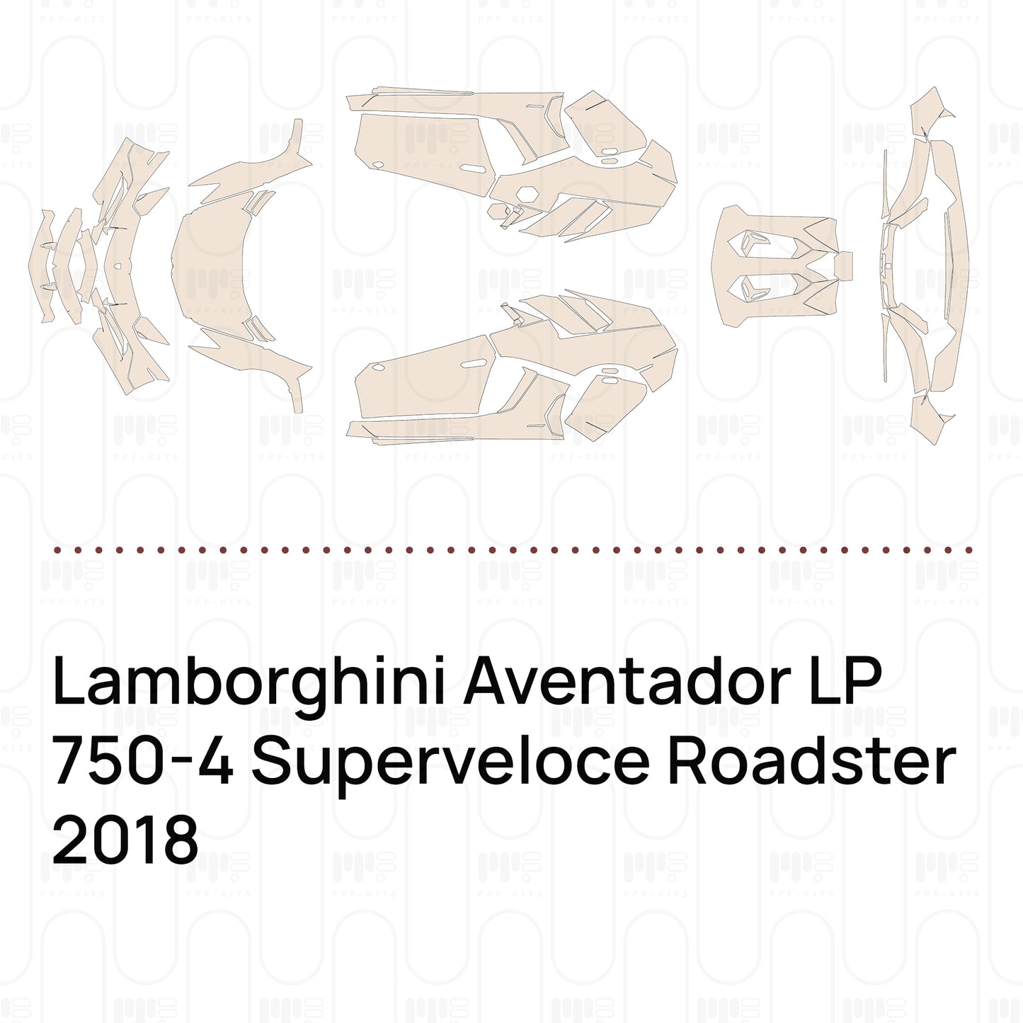 Pre-Cut PPF Lamborghini Aventador LP 750-4 Superveloce Roadster 2018
