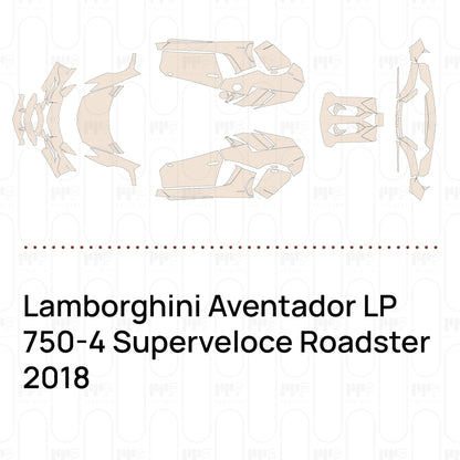 Pre-Cut PPF Lamborghini Aventador LP 750-4 Superveloce Roadster 2018