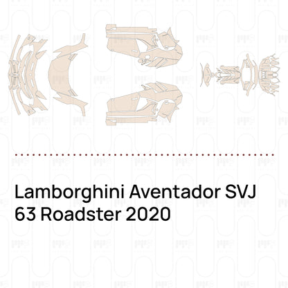 Pre-Cut PPF Lamborghini Aventador SVJ 63 Roadster 2020